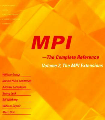 Cover of MPI - The Complete Reference