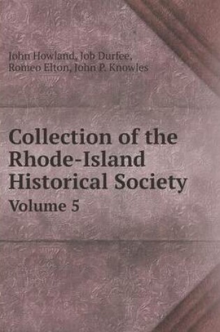 Cover of Collection of the Rhode-Island Historical Society Volume 5