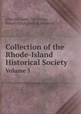 Book cover for Collection of the Rhode-Island Historical Society Volume 5