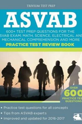 Cover of ASVAB Practice Test Review Book