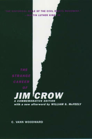 Cover of The Strange Career of Jim Crow, a Commemorative Edition