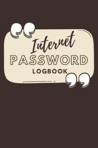 Cover of Internet Password Logbook