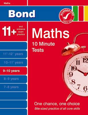 Book cover for Bond 10 Minute Tests Maths 9-10 Years