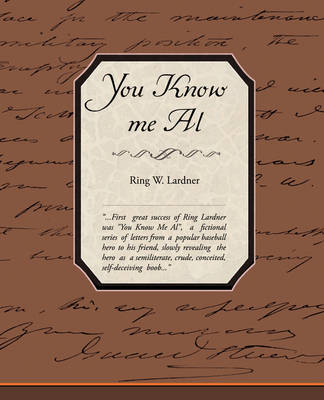 Book cover for You Know Me Al