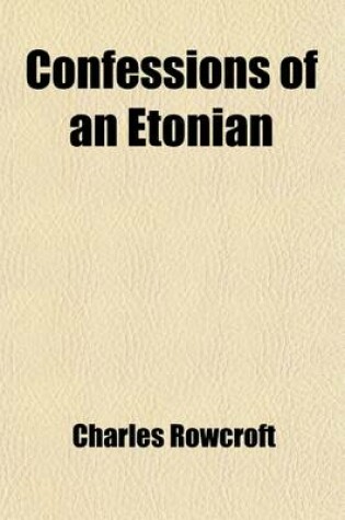 Cover of Confessions of an Etonian