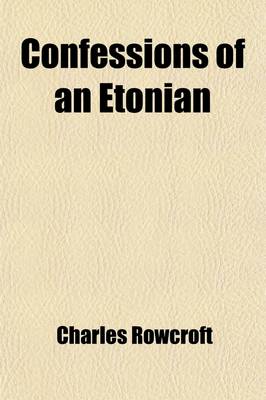 Book cover for Confessions of an Etonian