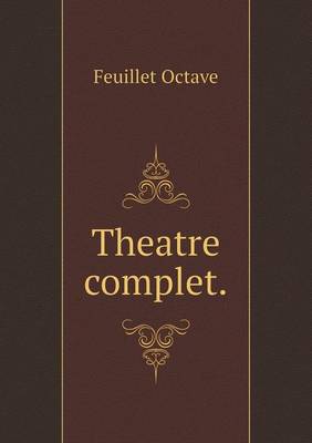 Book cover for Theatre complet