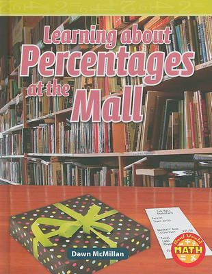 Book cover for Learning about Percentages at the Mall