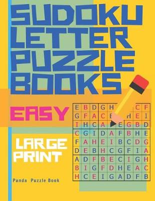 Book cover for Sudoku Letter Puzzle Books - Easy - Large Print