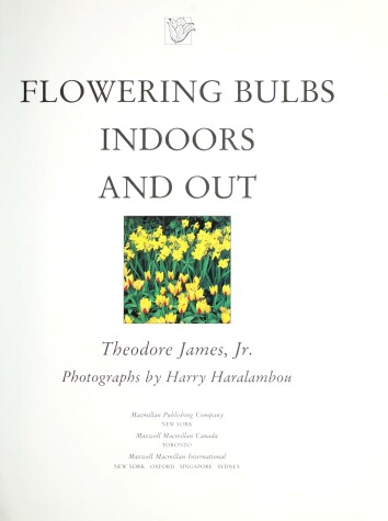 Book cover for Flowering Bulbs Indoors & out