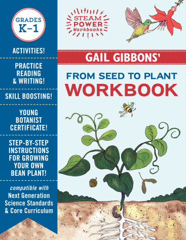 Book cover for Gail Gibbons' From Seed to Plant Workbook