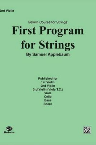 Cover of First Program for Strings