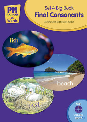 Book cover for PM Sounds in Words Set 4 Big Book + IWB Software - Final Consonants