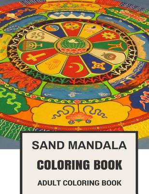 Book cover for Sand Mandala Coloring Book