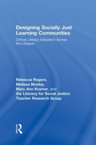 Cover of Designing Socially Just Learning Communities