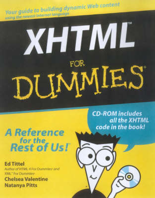 Book cover for XHTML For Dummies