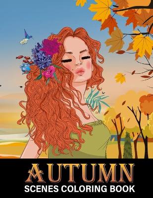 Book cover for Autumn Scenes Coloring Book