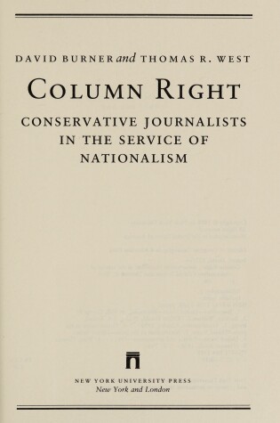 Cover of Column Right