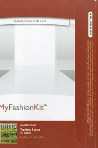 Cover of MyFashionKit with Pearson eText -- Access Card -- for Textiles