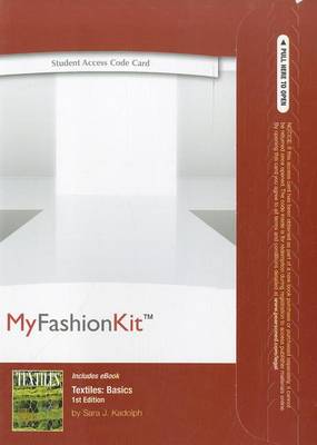 Book cover for MyFashionKit with Pearson eText -- Access Card -- for Textiles