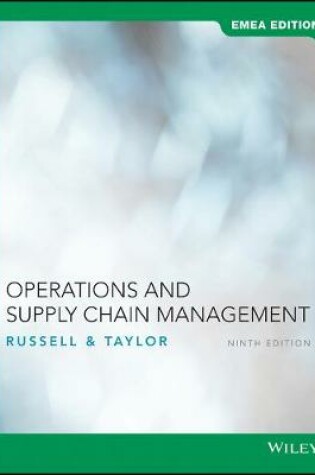 Cover of Operations and Supply Chain Management