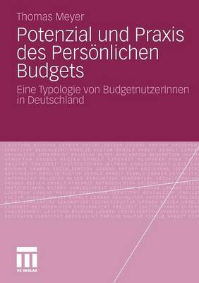 Book cover for Potenzial Und Praxis Des Persoenlichen Budgets