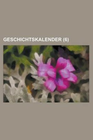 Cover of Geschichtskalender (6)