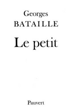 Cover of Le Petit