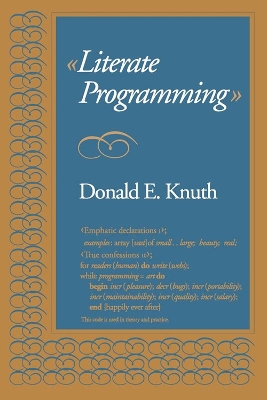 Book cover for Literate Programming