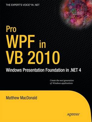 Book cover for Pro WPF in VB 2010