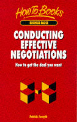 Book cover for Conducting Effective Negotiations