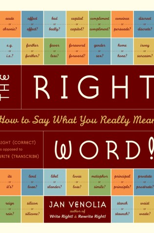 Cover of The Right Word!