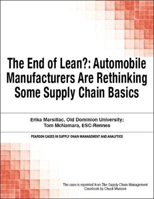 Book cover for The End of Lean?
