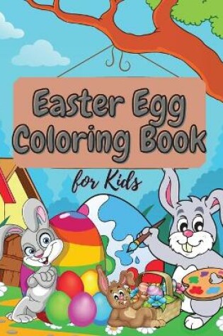 Cover of Easter Egg Coloring Book for Kids