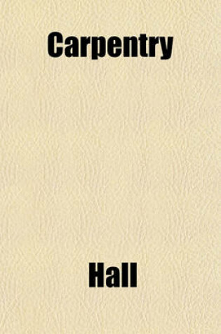 Cover of Carpentry