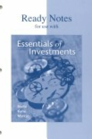 Cover of Ready Notes for Use with Essentials of Investments, Fourth Edition