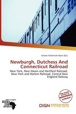 Book cover for Newburgh, Dutchess and Connecticut Railroad