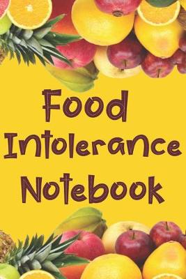 Book cover for Food Intolerance Notebook