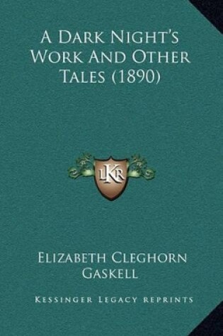Cover of A Dark Night's Work and Other Tales (1890)