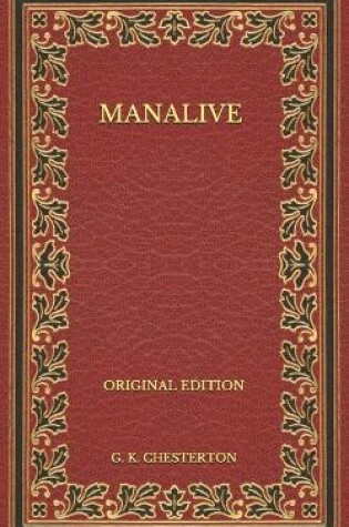 Cover of Manalive - Original Edition