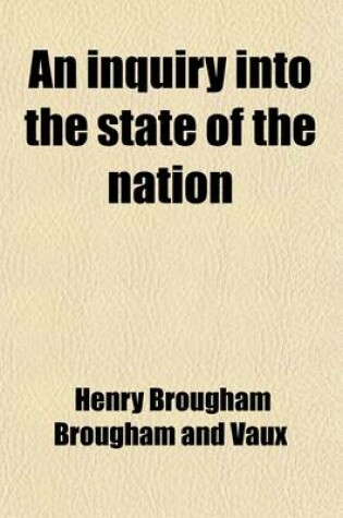 Cover of An Inquiry Into the State of the Nation