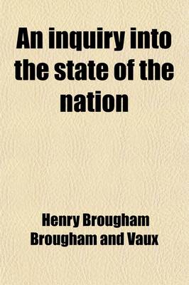 Book cover for An Inquiry Into the State of the Nation