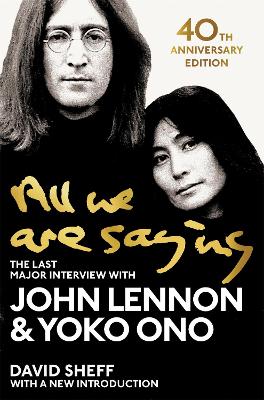 Book cover for All We Are Saying