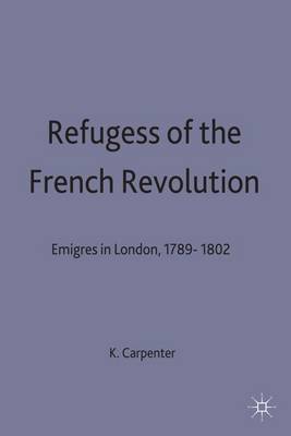 Book cover for Refugees of the French Revolution