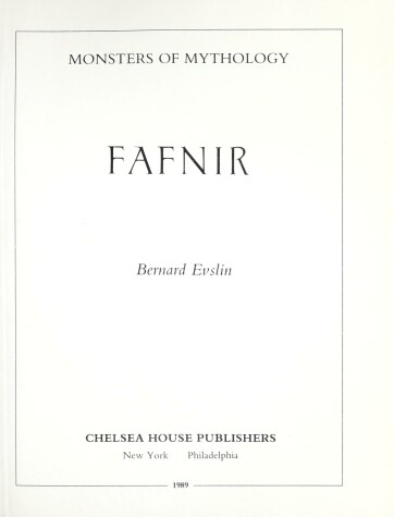 Book cover for Fafnir
