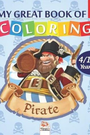 Cover of My great book of coloring - pirate