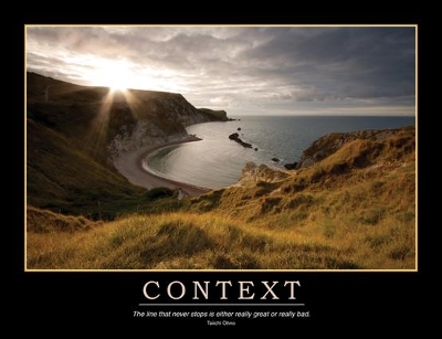 Book cover for Context Poster