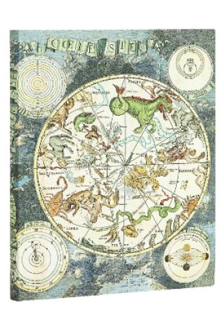 Cover of Celestial Planisphere Ultra Unlined Softcover Flexi Journal