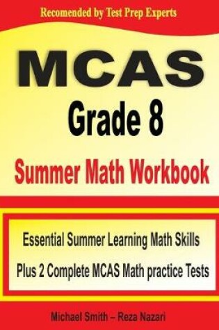 Cover of MCAS Grade 8 Summer Math Workbook