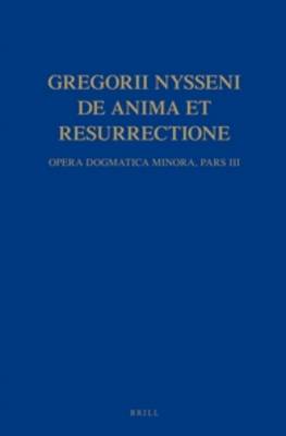 Cover of Gregorii Nysseni, De anima et resurrectione